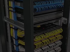 채널 타입 케이블 관리 트레이 데이터 센터 랙/카비닛용 24-포트 케이블 관리자