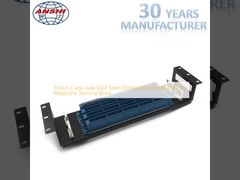 19 인치 케이블 사이드 MDF 주 유통 프레임 100 쌍 전화 터미널 블록