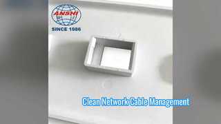 ANSHI RJ45 월 플레이트 간편한 네트워크 케이블 관리