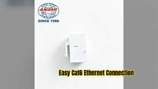 ANSHI Cat6 RJ45 키스톤 잭 간편한 이더넷 커넥터