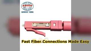 고속 FTTH 광섬유 커넥터 간편한 설치 가이드