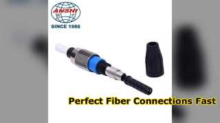 고속 광섬유 커넥터 고정밀 FTTH 솔루션