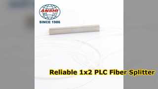 1x2 PLC 광섬유 분배기 고신뢰성 FTTH 솔루션