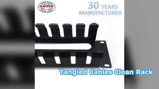 랙 케이블 관리자 1U 네트워크 구성