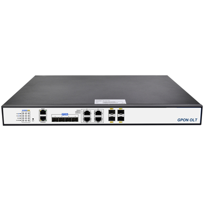AS-OLT-01A GPON OLT Supports 1:128 split ratio,can access 512 ONU users at the same time