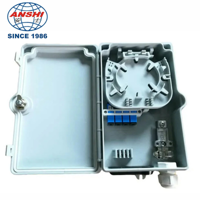 ANSHI 4 Ports Fiber Access Termination Box FTTH Outdoor Fiber Optic Terminal Box