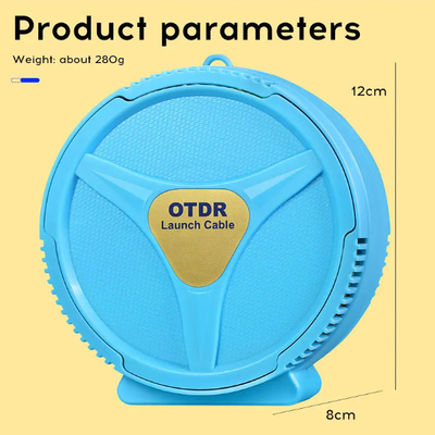 OTDR Fiber Optic Launch Cable Box FTTH SC LC ST FC 500M 1KM 2KM G.657A1 Cable Reel Box