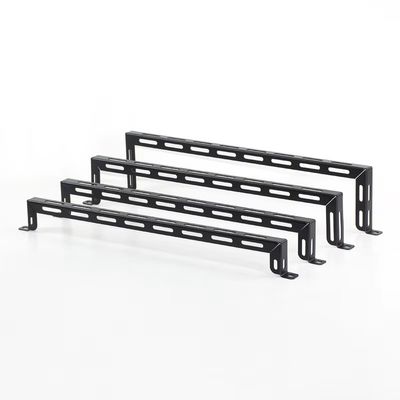 19-Inch U- and L-Shaped Tie Rod Fiber Optic Cable Rack for Efficient Cable Management in Telecom Cabinets