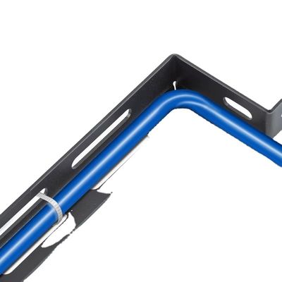 19-Inch U- and L-Shaped Tie Rod Fiber Optic Cable Rack for Efficient Cable Management in Telecom Cabinets