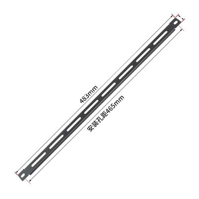 19-Inch U- and L-Shaped Tie Rod Fiber Optic Cable Rack for Efficient Cable Management in Telecom Cabinets