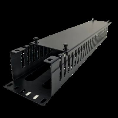 Efficient Metal Cable Management Rack with Innovative Latch Design