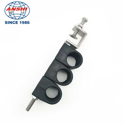 ANSHI Stackable Single Hole Type Feeder Clamp To Support Cables