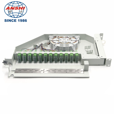 grey Fiber Distribution Unit Fiber Optical Distribution Frame