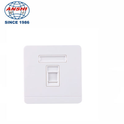 ANSHI RJ45 86x86mm 싱글 홀 더블 홀 패널 통신 얼굴판