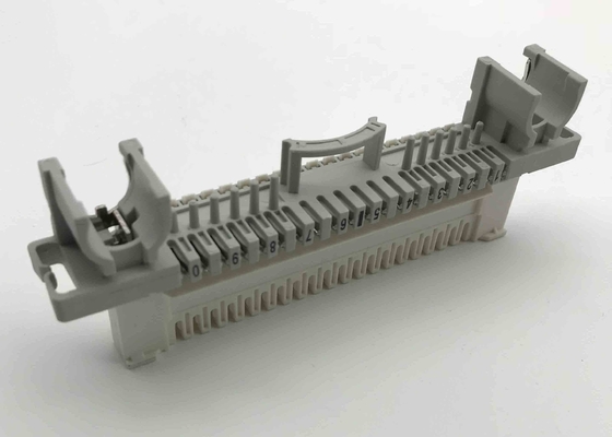 10 Pairs Disconnection Krone Type Connection Module LSA PLUS Krone NT Module , Back Mounting Frame