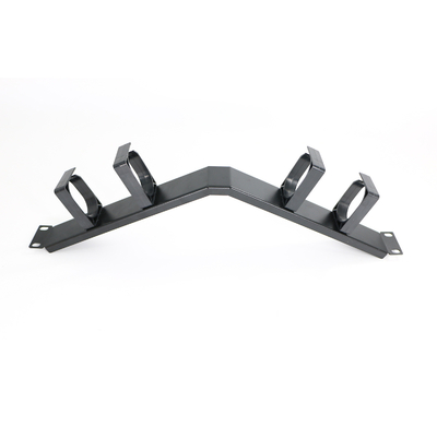 ANSHI 19 인치 금속 케이블 관리 4 링 XL-4020-3C-B