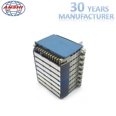 푸른 MPX286-16 120 오옴 16 체제 단위 벽걸이용 디지털 분배 프레임과 화이트 색