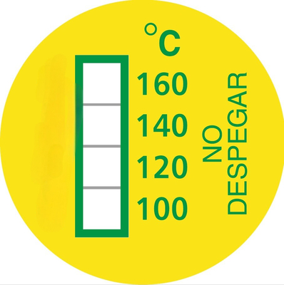 맞춤형 온도 측정 돌이킬 수 없는 고온 민감 라벨 100-160C
