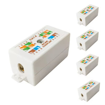 CAT6 CAT5E IDC 4 Pair/8 Way Junction Box 8P8C - 인라인 케이블 커플러 - 터미널 소켓