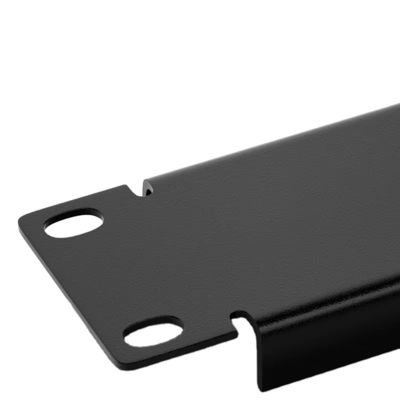 Black 6U Cabinet with White 1U 2U 3U 4U Blind Panel Server Telecom Parts