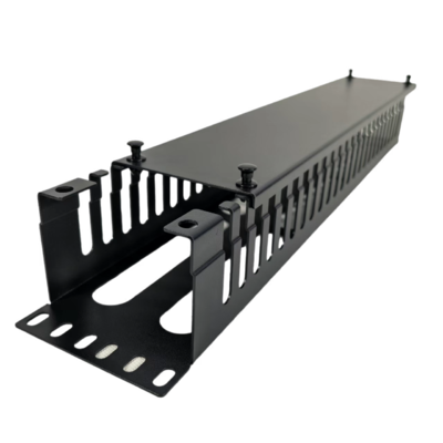 Efficient Metal Cable Management Rack with Innovative Latch Design