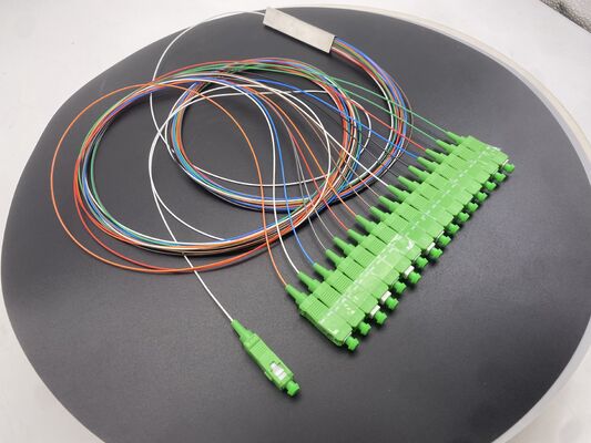 1x16 SC/APC 단일 모드 광섬유 스플리터 PLC 스플리터 (FTTH 및 PON 네트워크용)