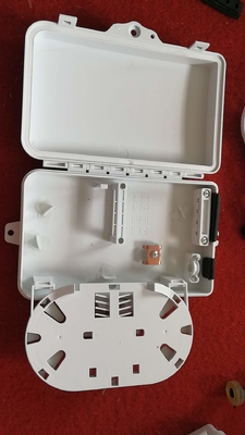 ABS FTTH System Fiber Distribution Box With Key 4 Core 4 Port 205*135*40mm